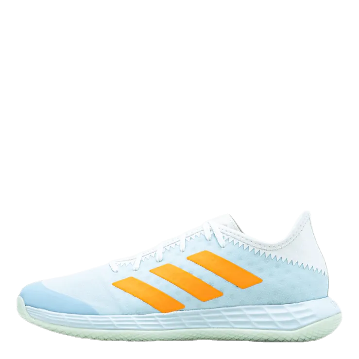 Adidas Adizero Fastcourt Handball Shoes Sky Tint / Cloud White / Signal Orange