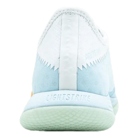 Adidas Adizero Fastcourt Handball Shoes Sky Tint / Cloud White / Signal Orange