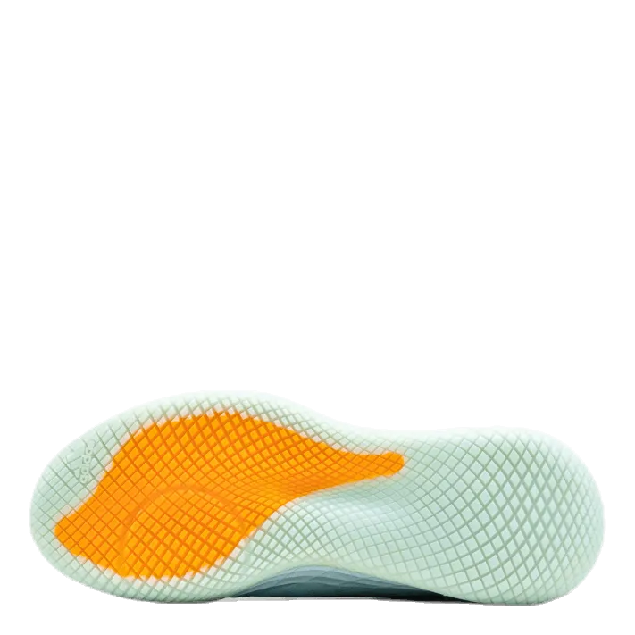 Adidas Adizero Fastcourt Handball Shoes Sky Tint / Cloud White / Signal Orange