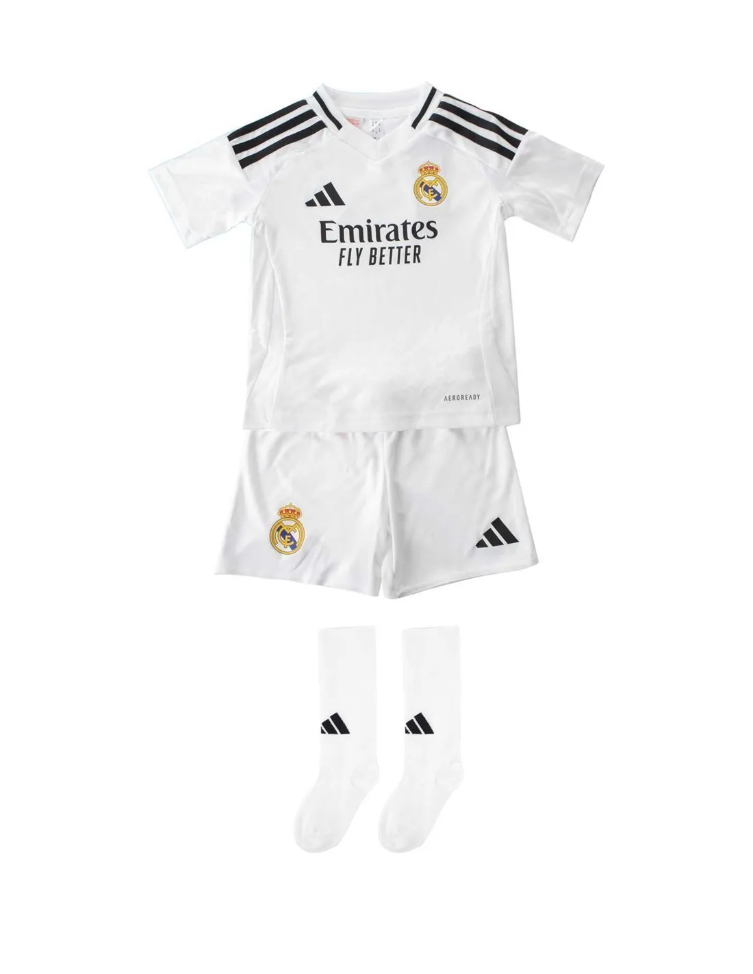 adidas Performance - Conjunto mini Primera Equipación Real Madrid 2024/2025 IT5175 Niños pequeños