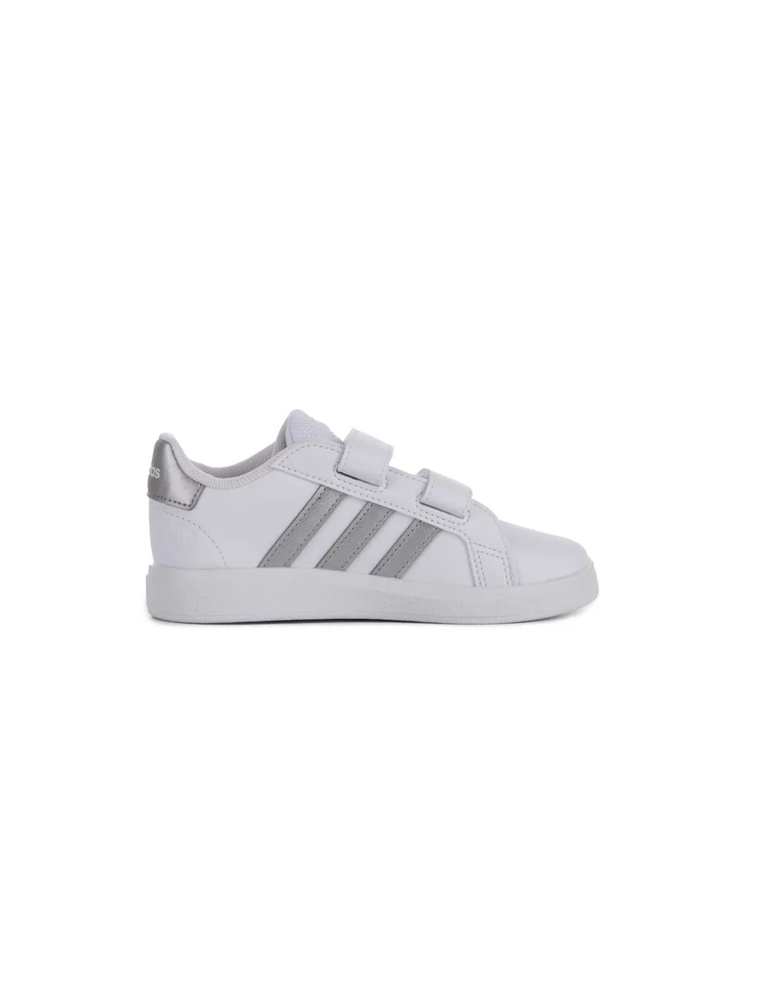 adidas Sportswear - Zapatillas blanco y gris Grand Court 2.0 GW6526 CF I Bebé