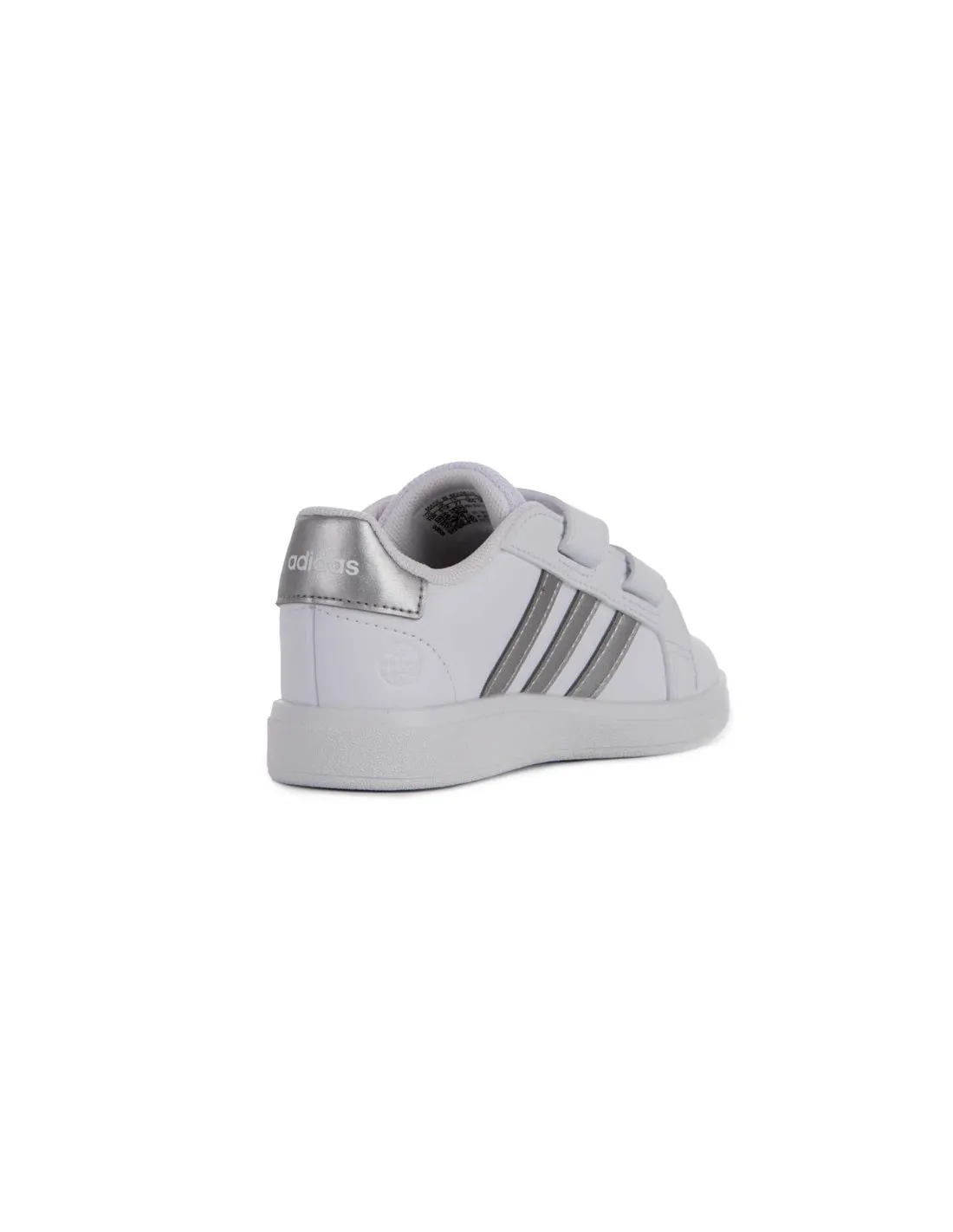 adidas Sportswear - Zapatillas blanco y gris Grand Court 2.0 GW6526 CF I Bebé