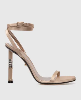 Alevi Milano Letizia Beige Silk Sandals