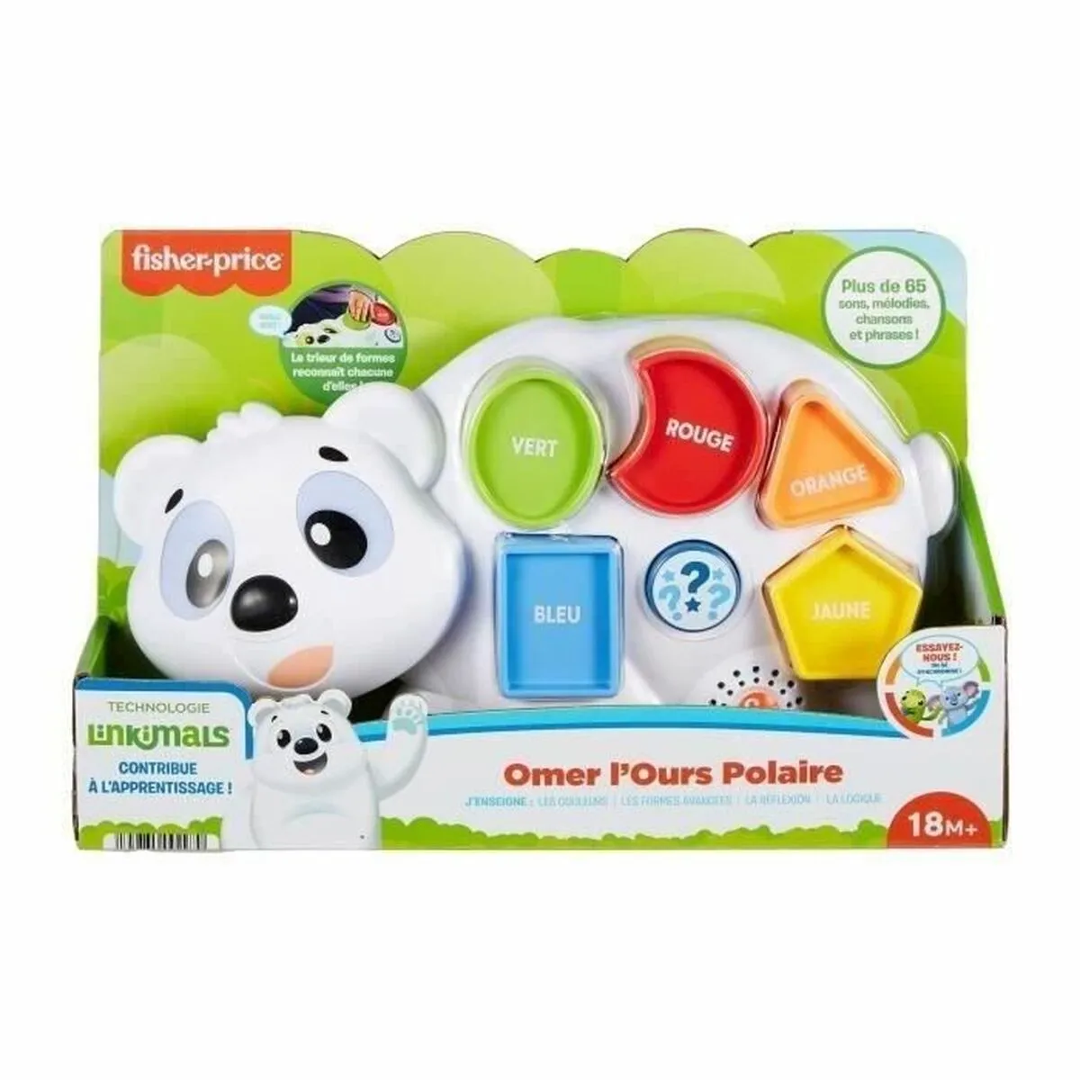 Animal de Compagnie Interactif Fisher Price OMER THE POLAR BEAR (FR)