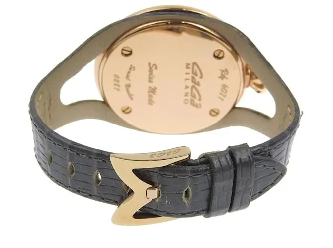 Autre Marque Reloj Gaga Milano Flat 42 6071 Castaño Dorado 