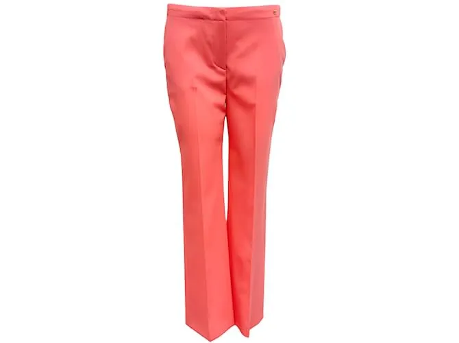 Autre Marque Versace Pantalones Medusa De Lana Coral Rosa 