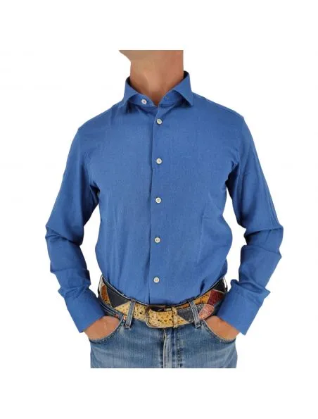 BASTONCINO Camisa Simo Hombre Cobalt Blue