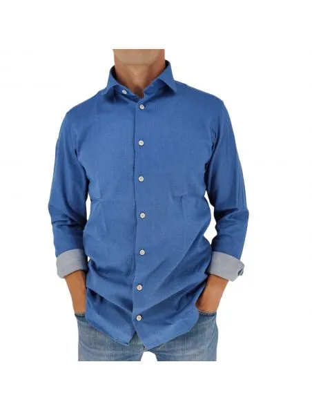 BASTONCINO Camisa Simo Hombre Cobalt Blue