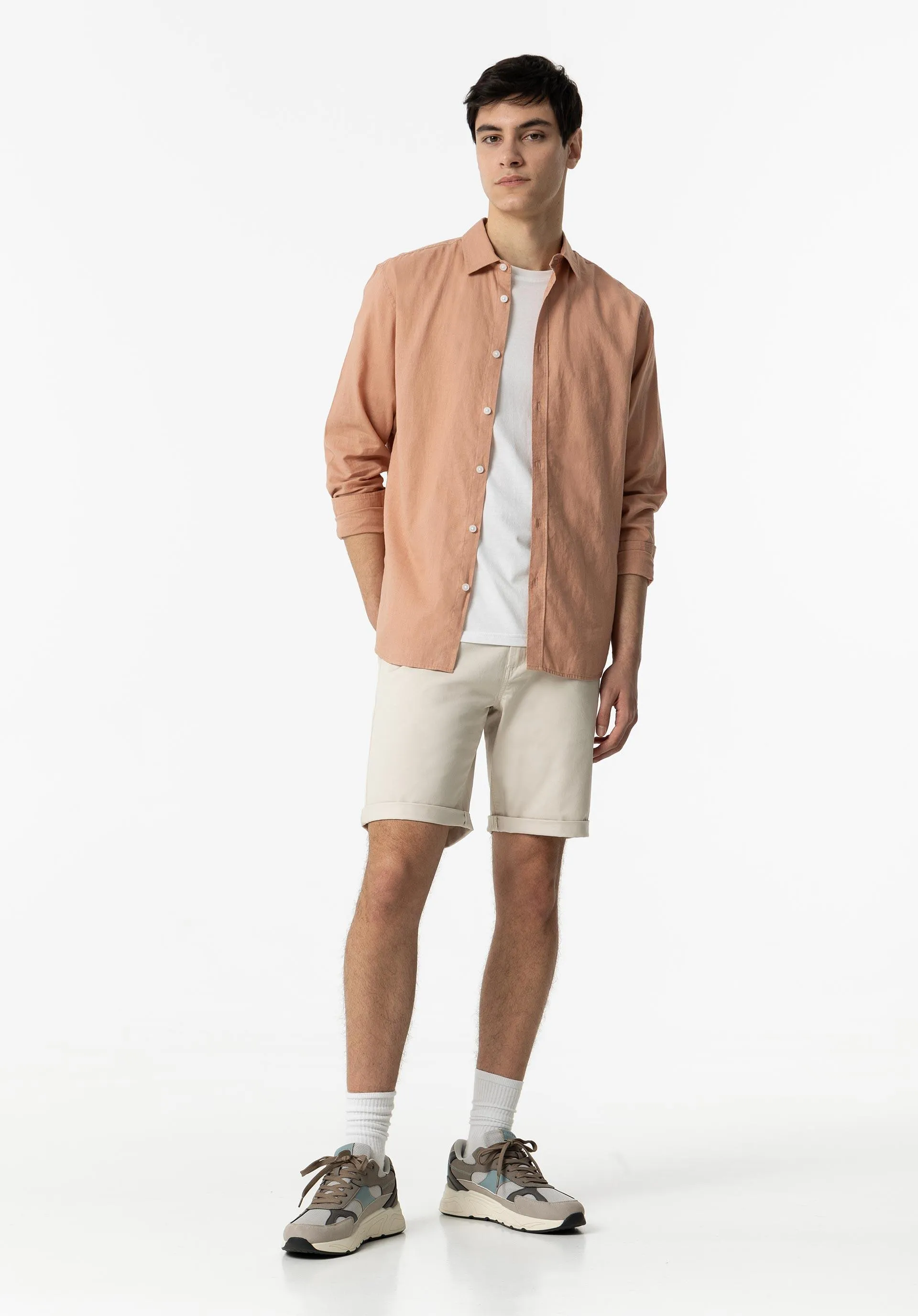 Bermuda TIFFOSI Chino Slim Fit Beige