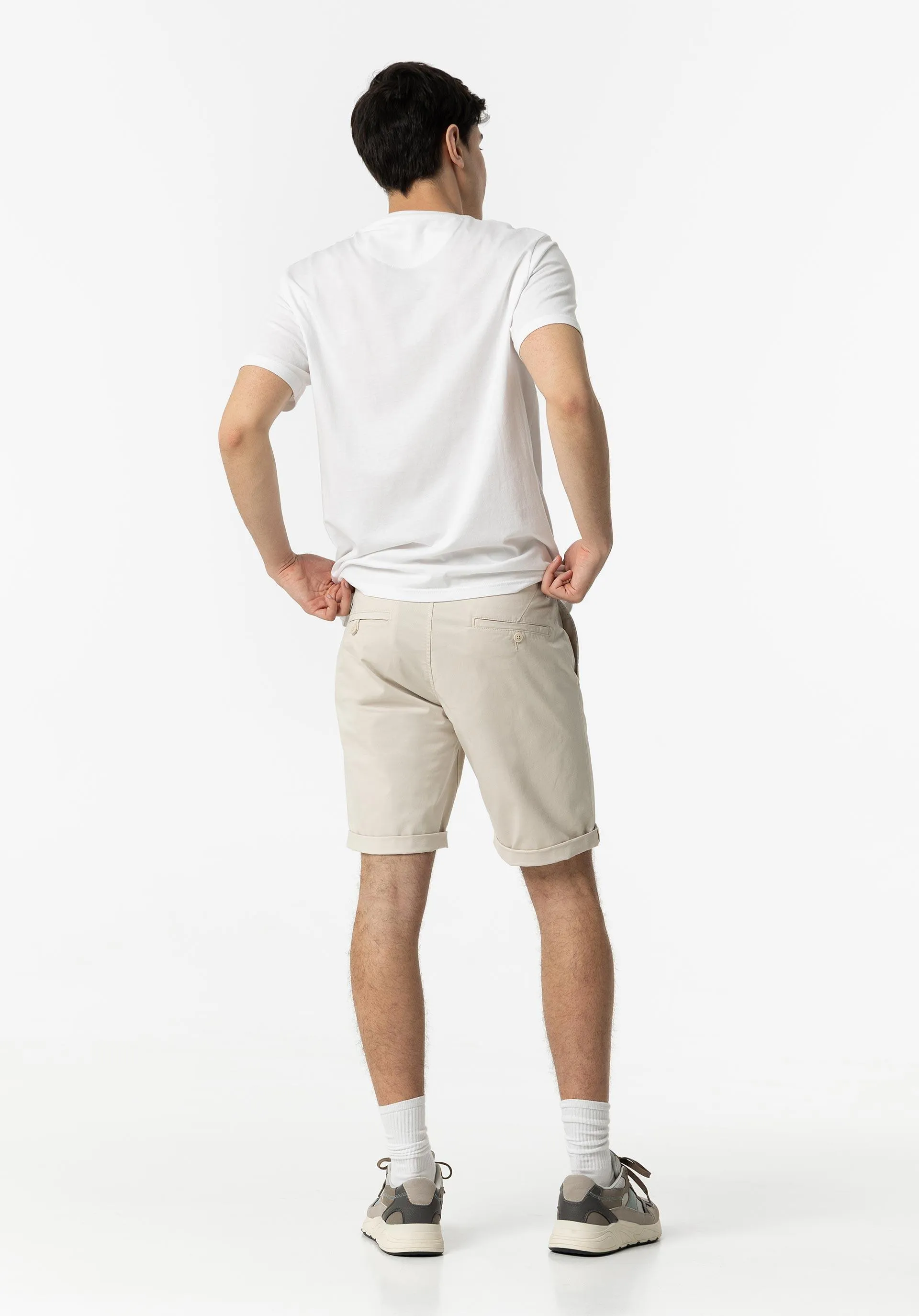 Bermuda TIFFOSI Chino Slim Fit Beige