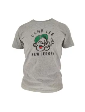 BL'KER Camiseta Camp Lee Hombre Grigio Melange