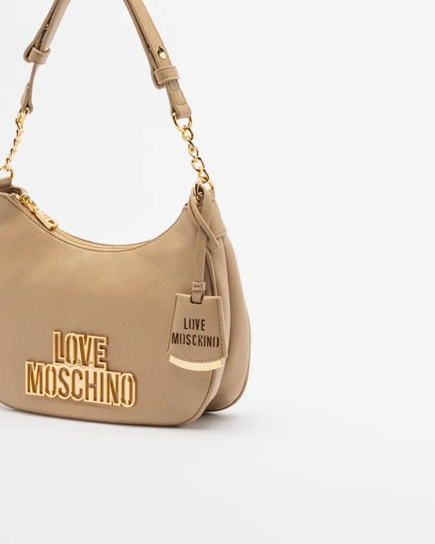 Bolso baguette Love Moschino JC4335PP0L Beige