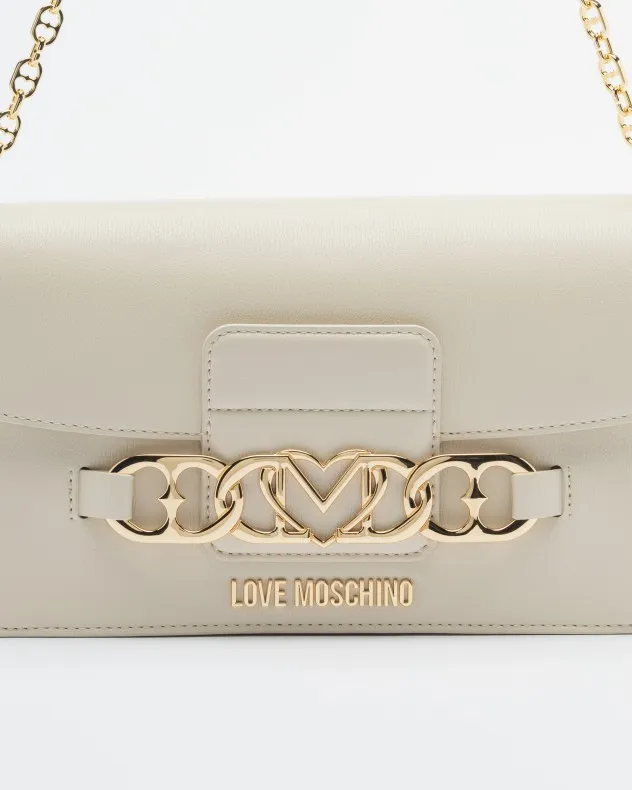 Bolso de hombro Love Moschino JC4040PP1L Beige