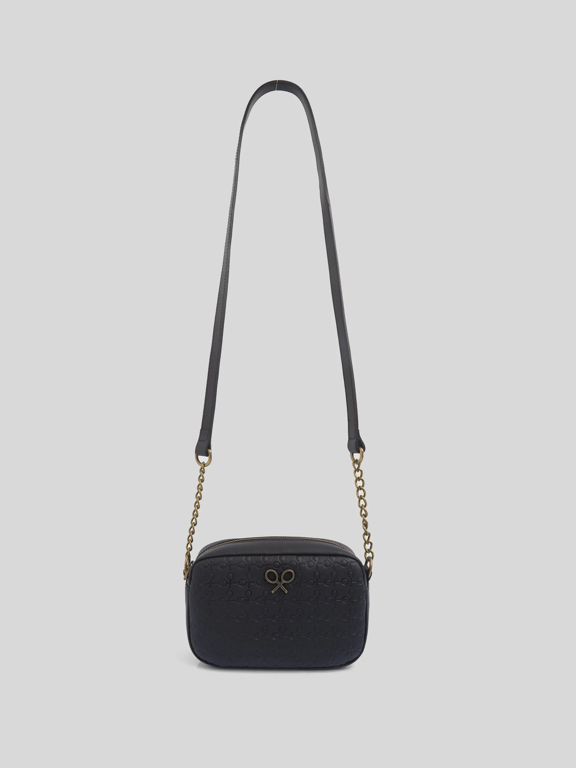 Bolso mini piel negro