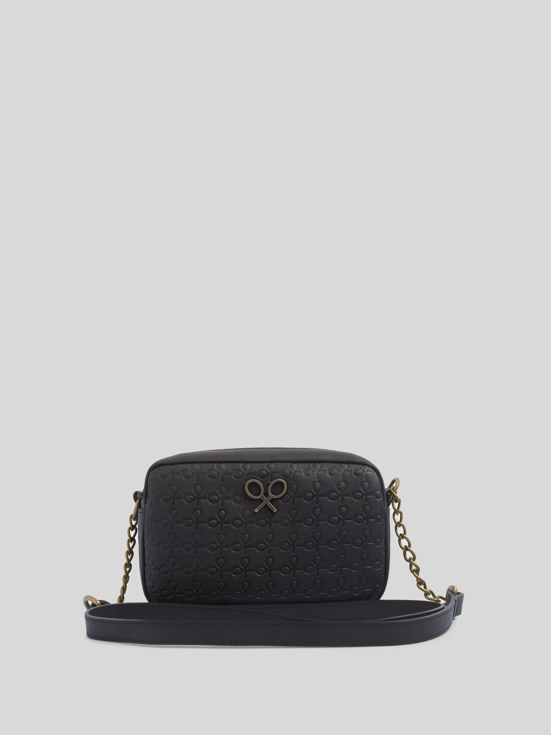 Bolso mini piel negro