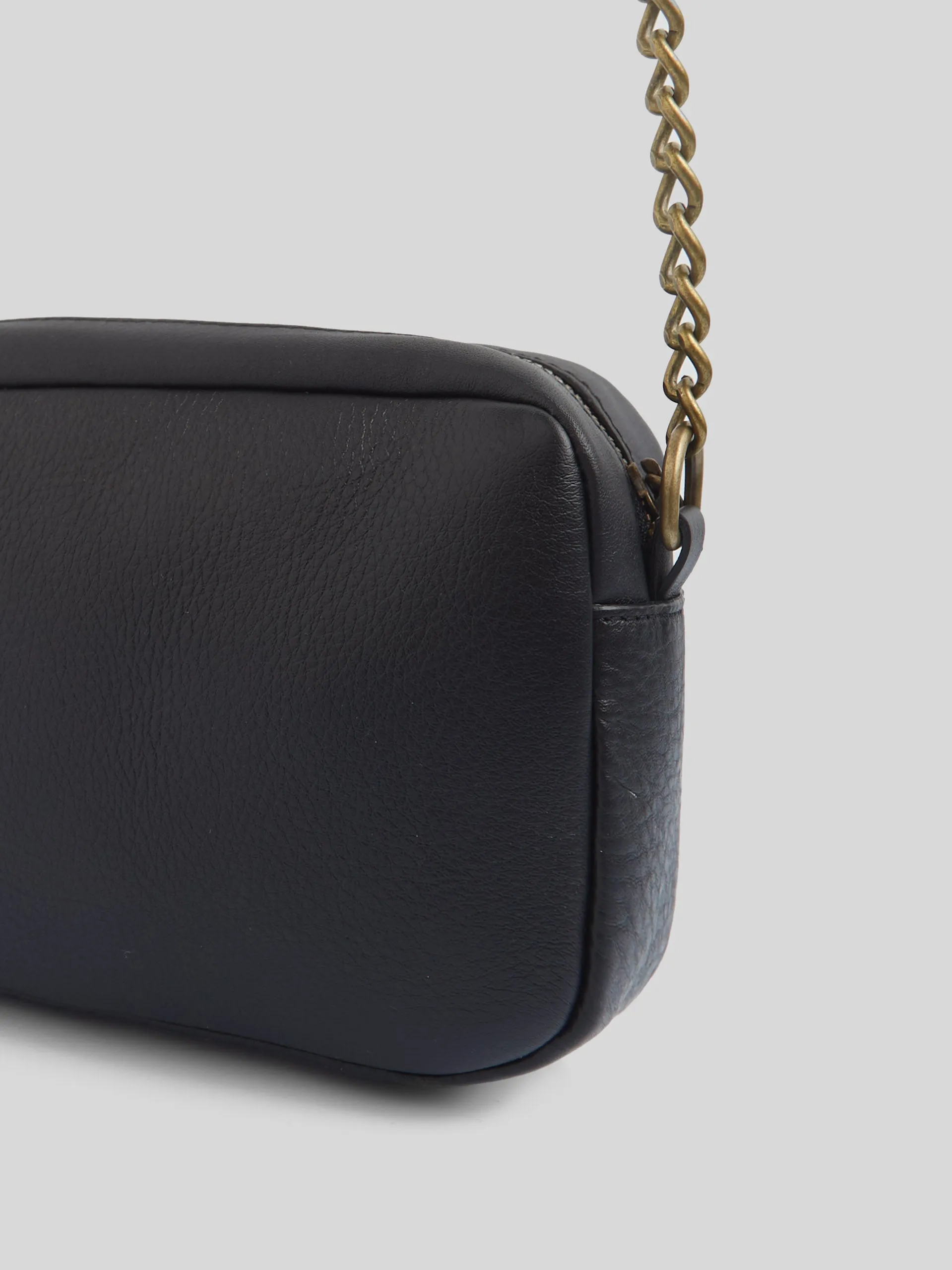 Bolso mini piel negro