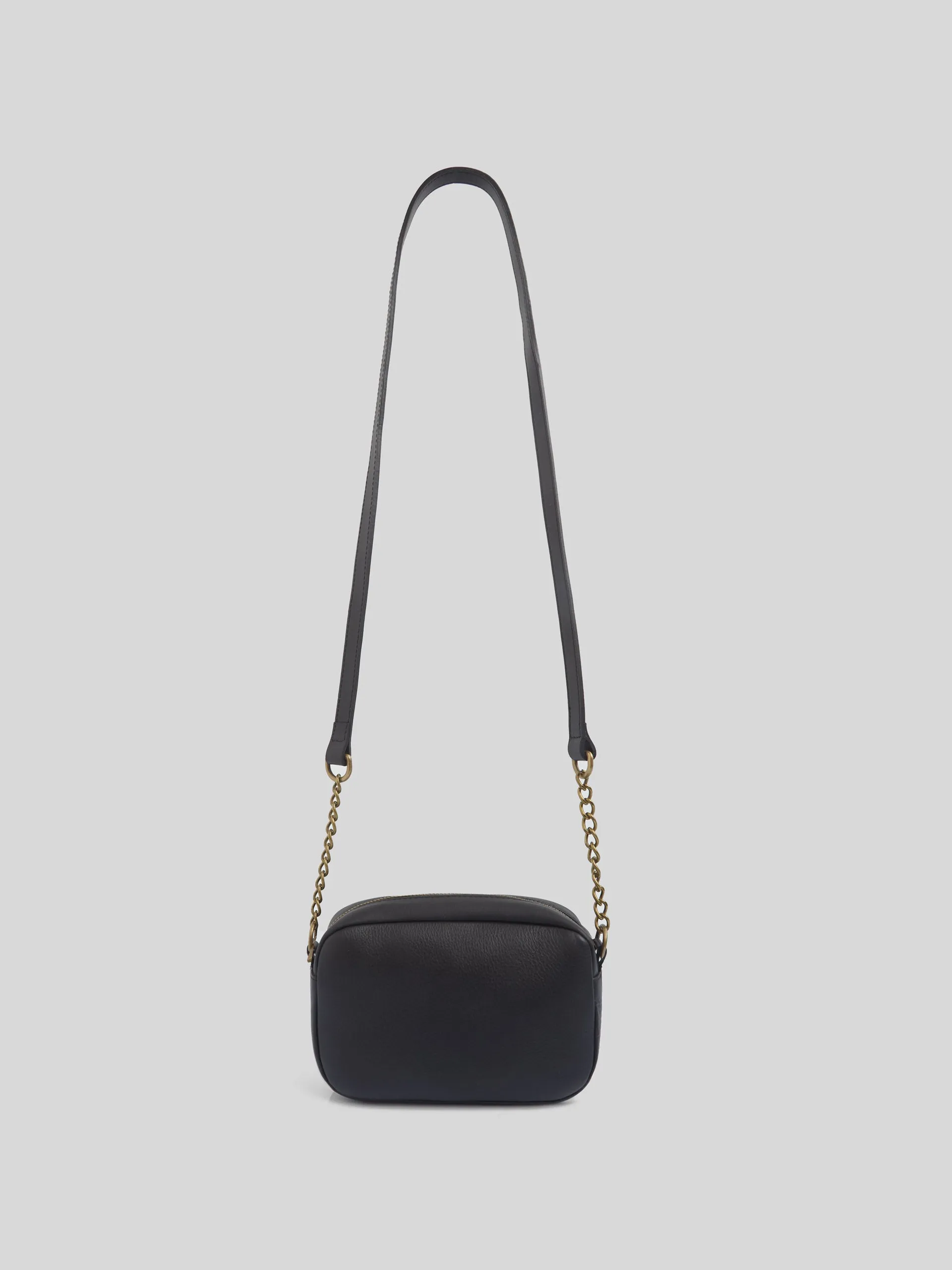 Bolso mini piel negro