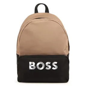 BOSS Mochila de sarga con logotipo