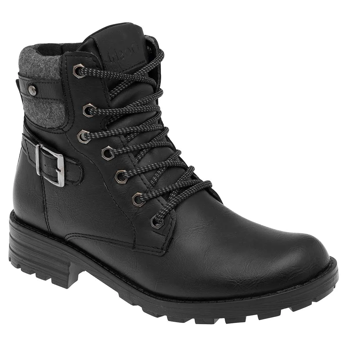 Bota casual Exterior Sintético Color Negro Para Mujer De Dash