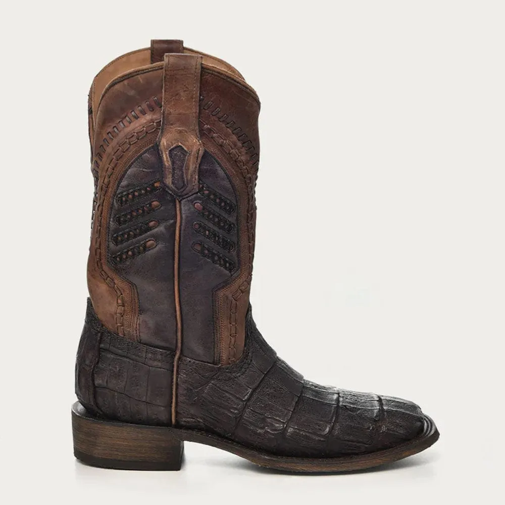 Bota Vaquera Brown Caiman