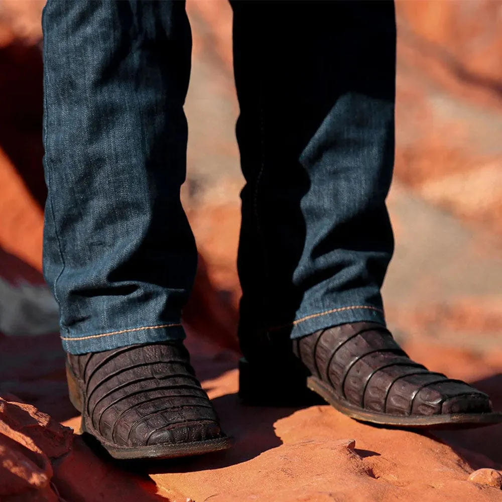 Bota Vaquera Brown Caiman