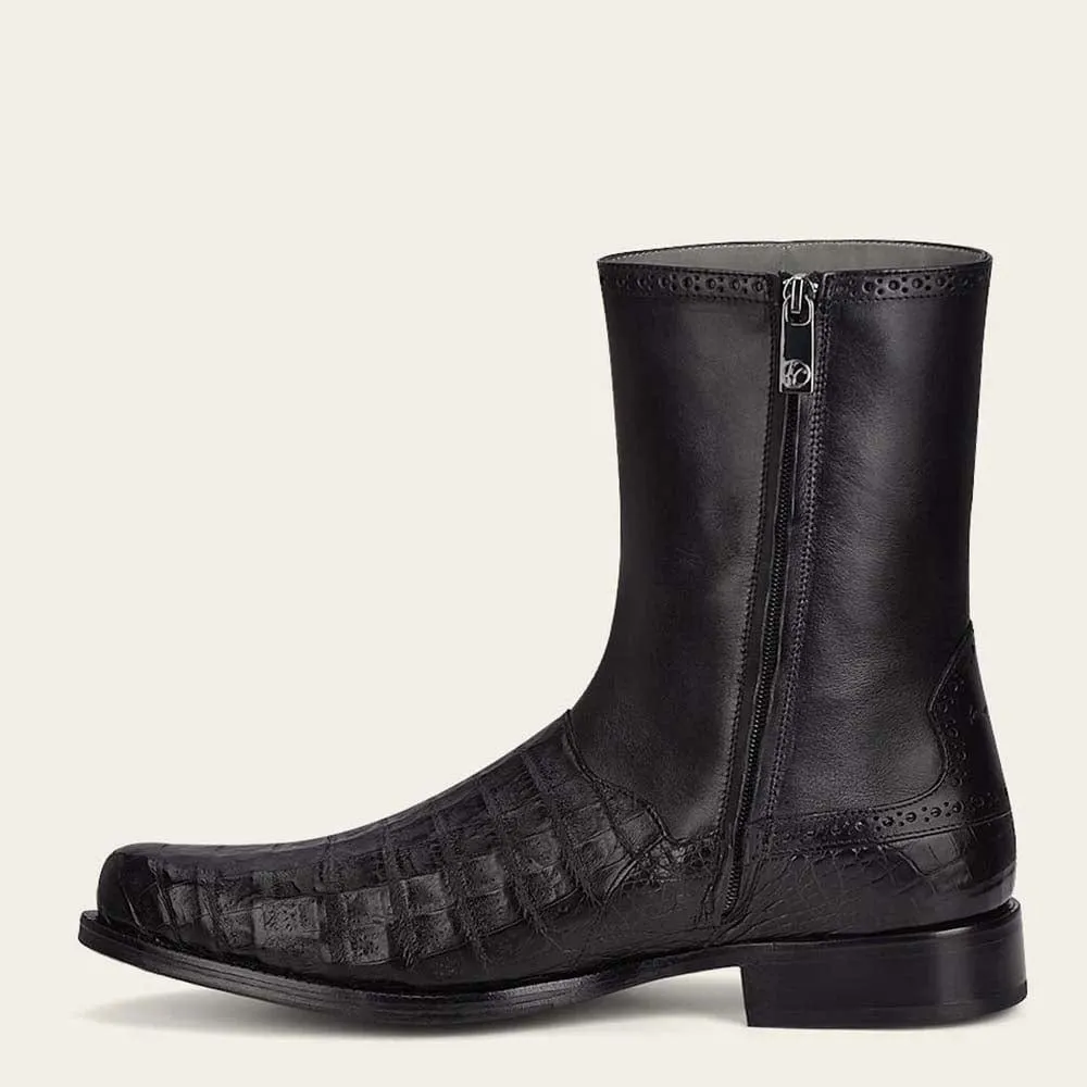 Botin Franco Cuadra Milano Negro