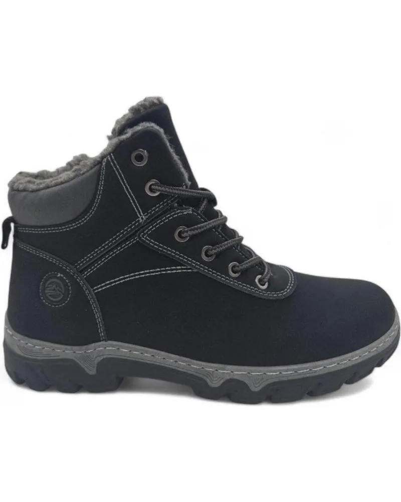 Botines BREEZE  de Hombre BOTA HOMBRE CASUAL SHOES MODELO ORENSE  NEGRO