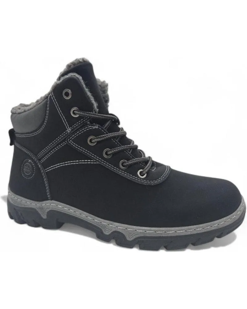 Botines BREEZE  de Hombre BOTA HOMBRE CASUAL SHOES MODELO ORENSE  NEGRO