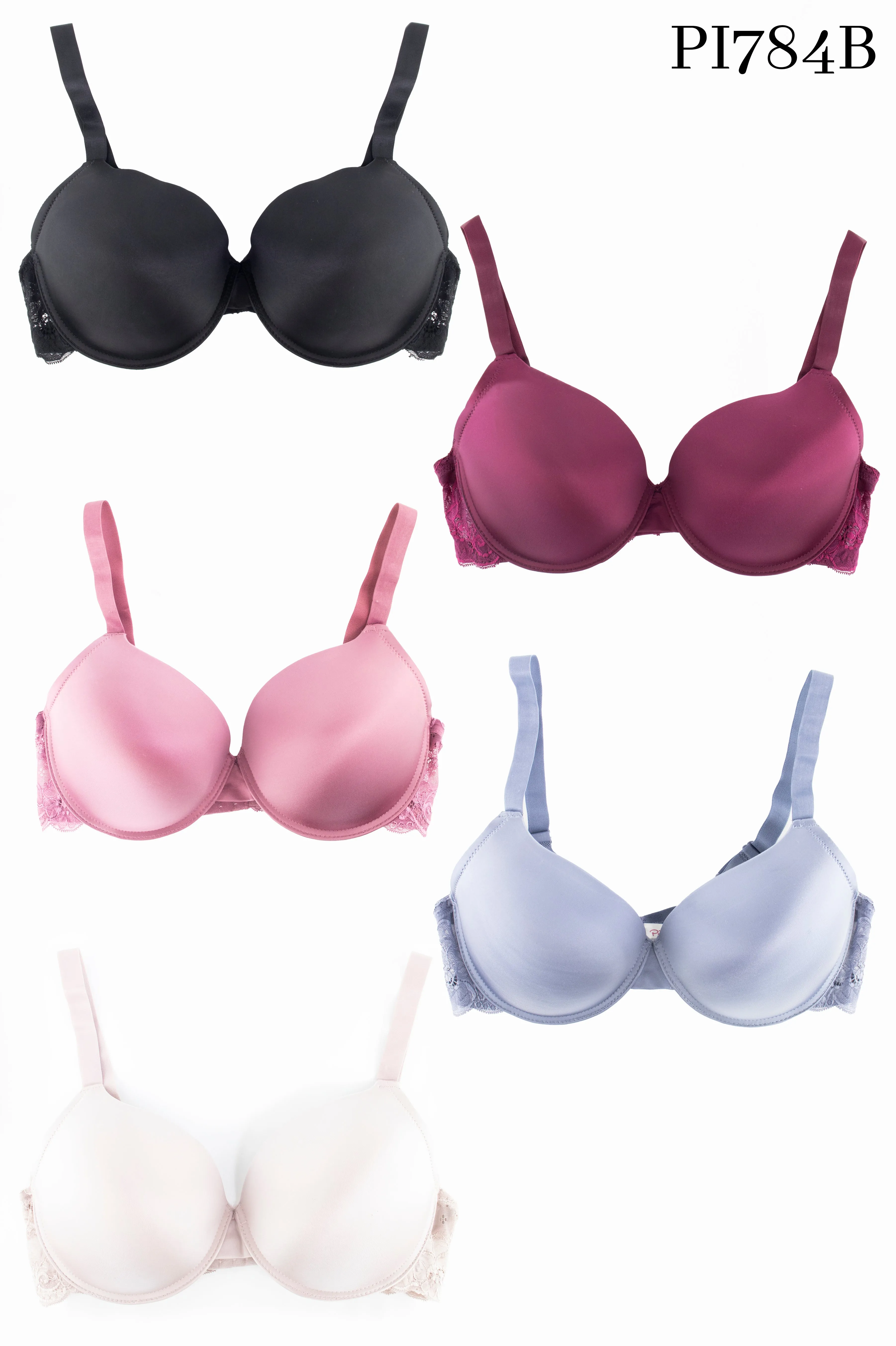 BRA ENCAJE SATINADO COPA D PI0784BD