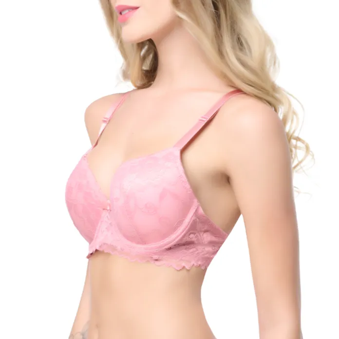 Brasier coordinable con varilla y espalda recta rosa 24510 Lady Carnival