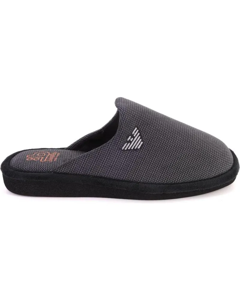 Calzado de casa BEREVERE  de Hombre 3711 ZAPATILLAS DE CASA DE HOMBRE  NEGRO