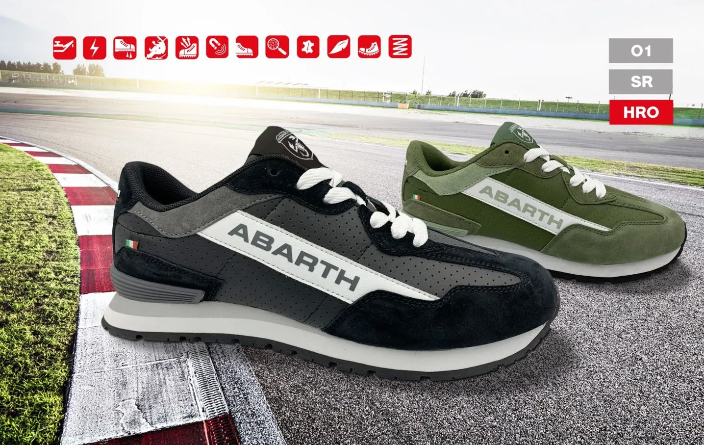 Calzado de seguridad ABARTH SPEED O1 – Khaki