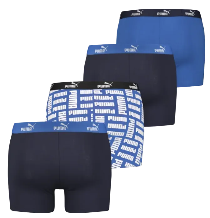 Calzoncillos bóxer Puma Promo Print Boxer 4 Pack