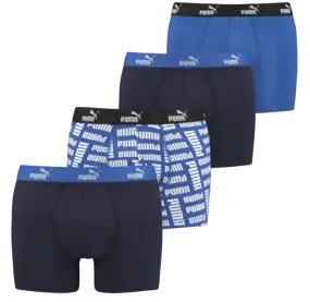 Calzoncillos bóxer Puma Promo Print Boxer 4 Pack