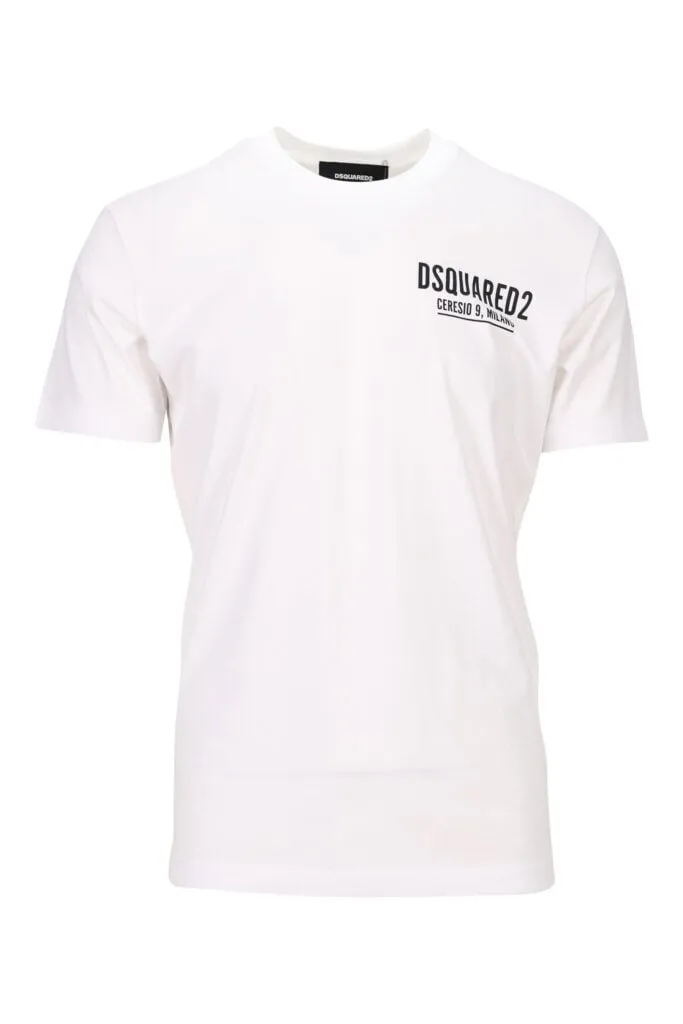 Camiseta blanca con minilogo 