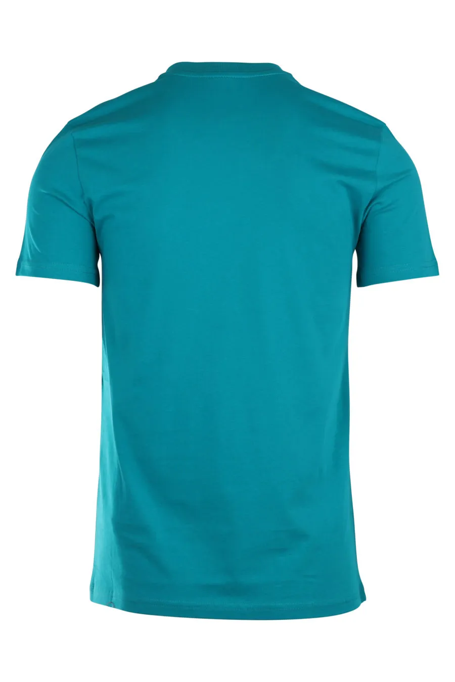 Camiseta color turquesa con logo milano 