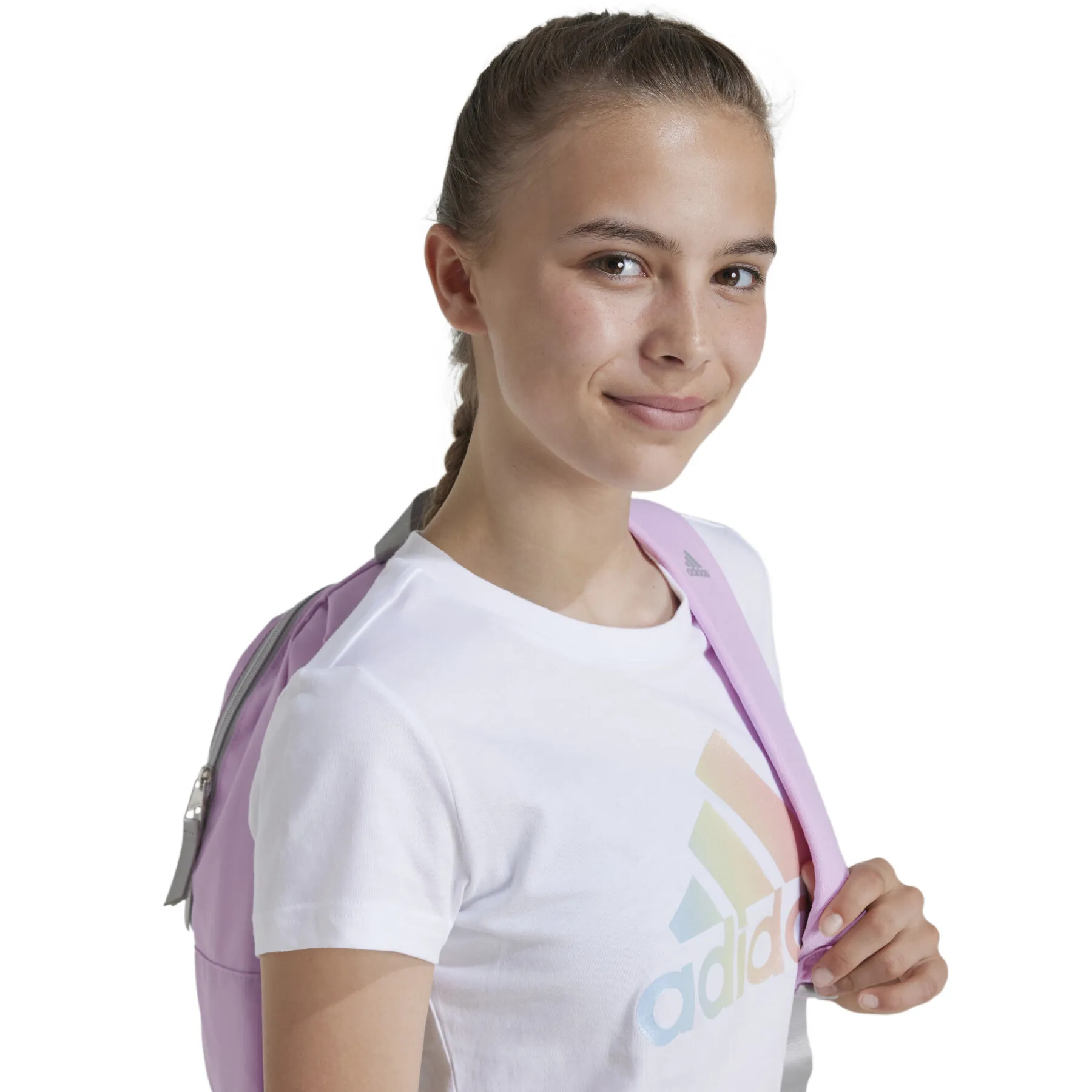 Camiseta de chica adidas Metallic Print