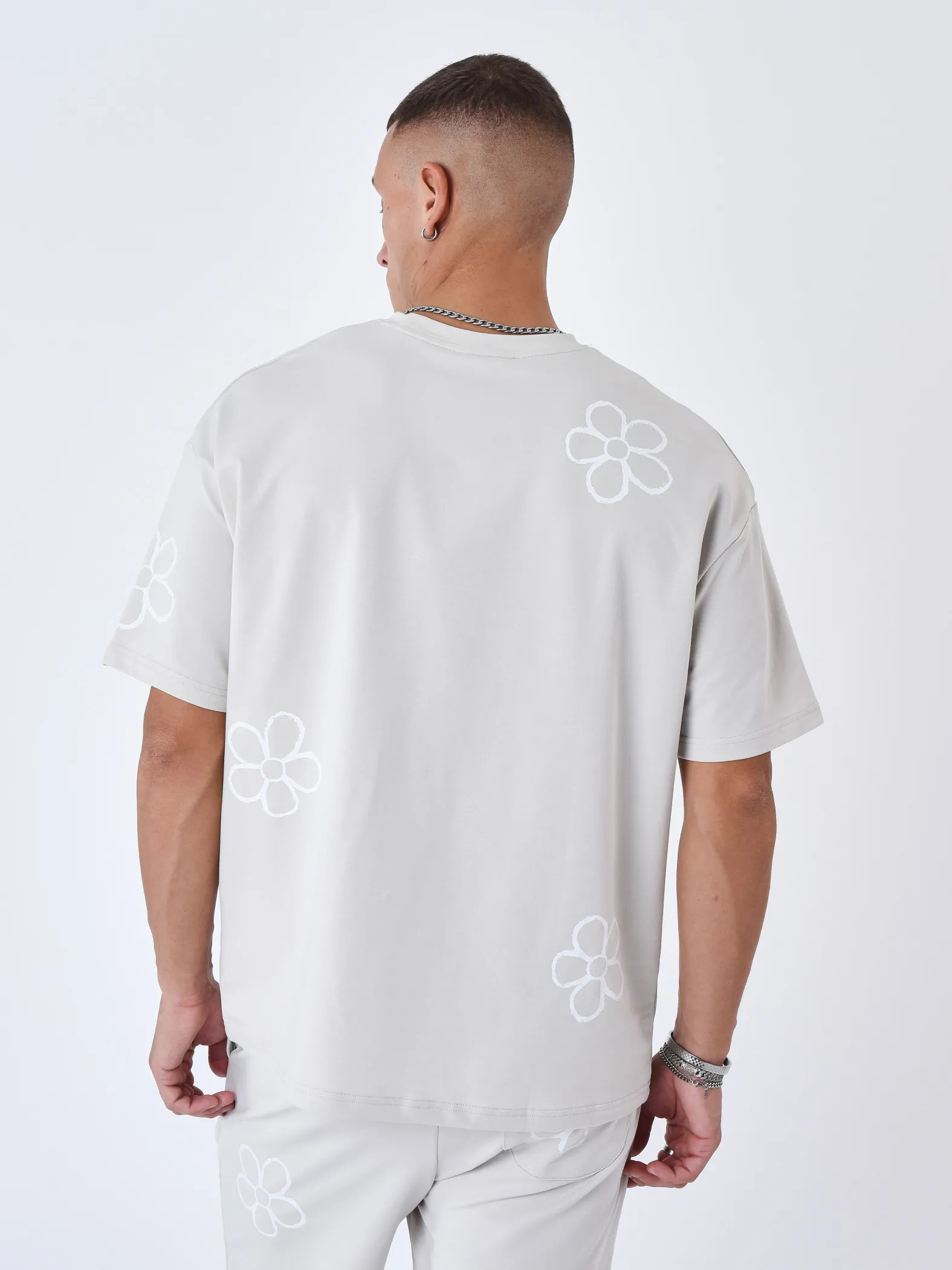 Camiseta floral integral