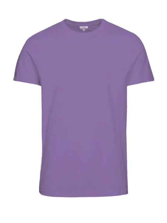 Camiseta manga corta con estampado espalda - JORSTAC Morado