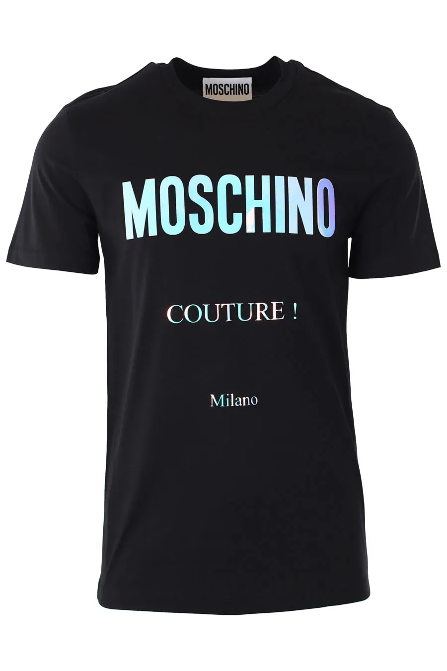 Camiseta negra con logo milano 