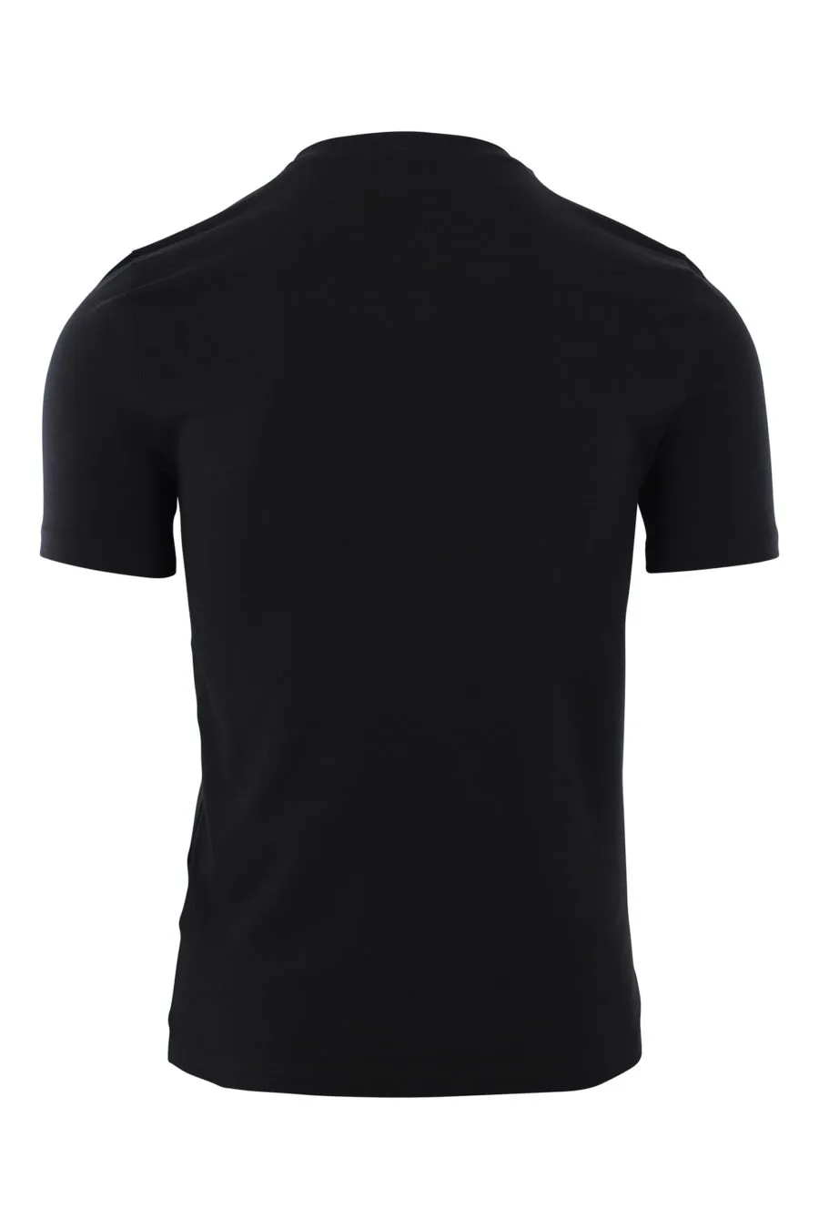 Camiseta negra con logo milano 