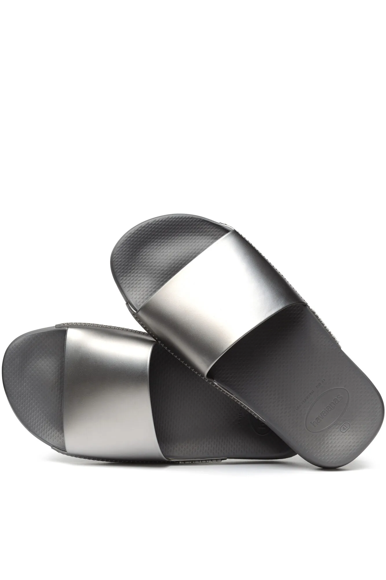 Chanclas Hav. Slide Classic Metallic