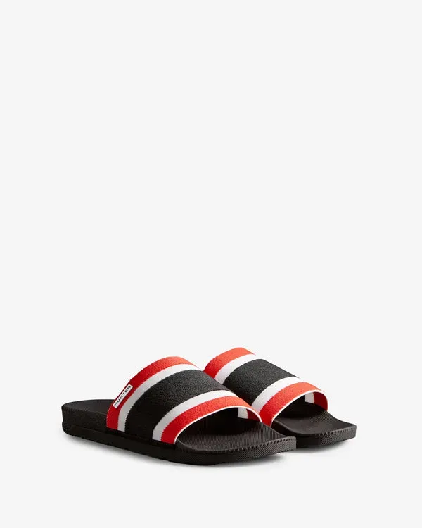 Chanclas Hunter Tri Colour Elastic Hombre Negras | 648-XHEQNV 2024 estudio – Chanclas