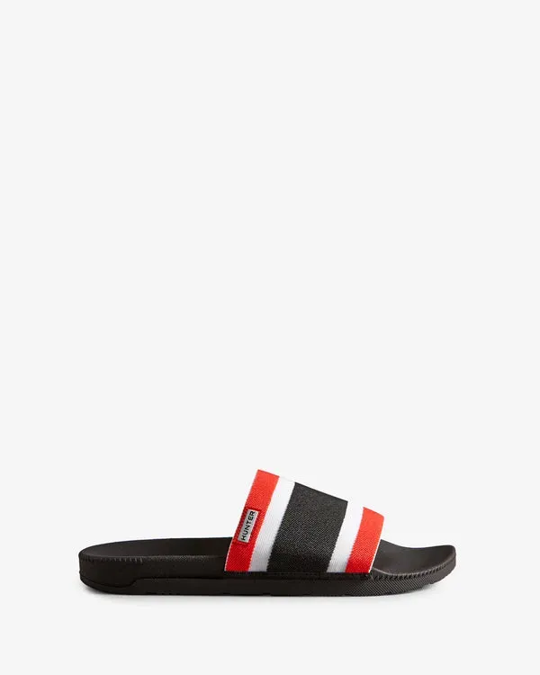 Chanclas Hunter Tri Colour Elastic Hombre Negras | 648-XHEQNV 2024 estudio – Chanclas