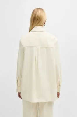 Chaqueta de pana de algodón y cashmere