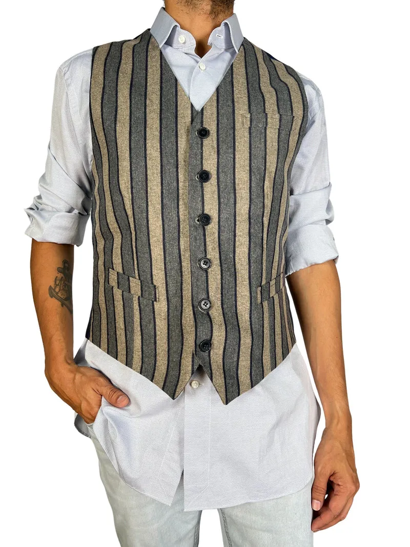 CIELO MILANO Gilet Stripes