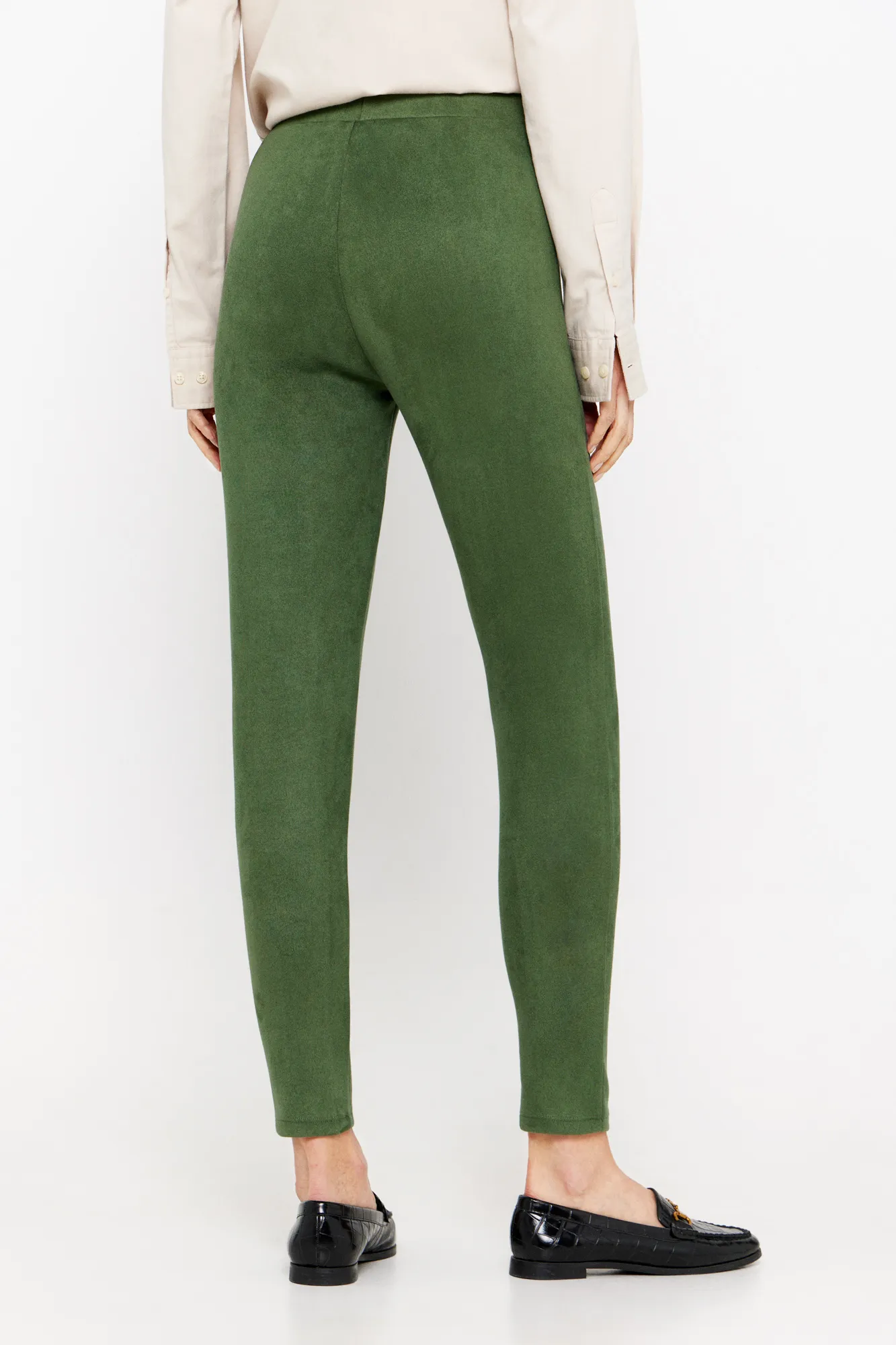 Cortefiel Legging de efecto ante