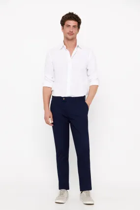 Cortefiel Pantalón chino ligero slim fit