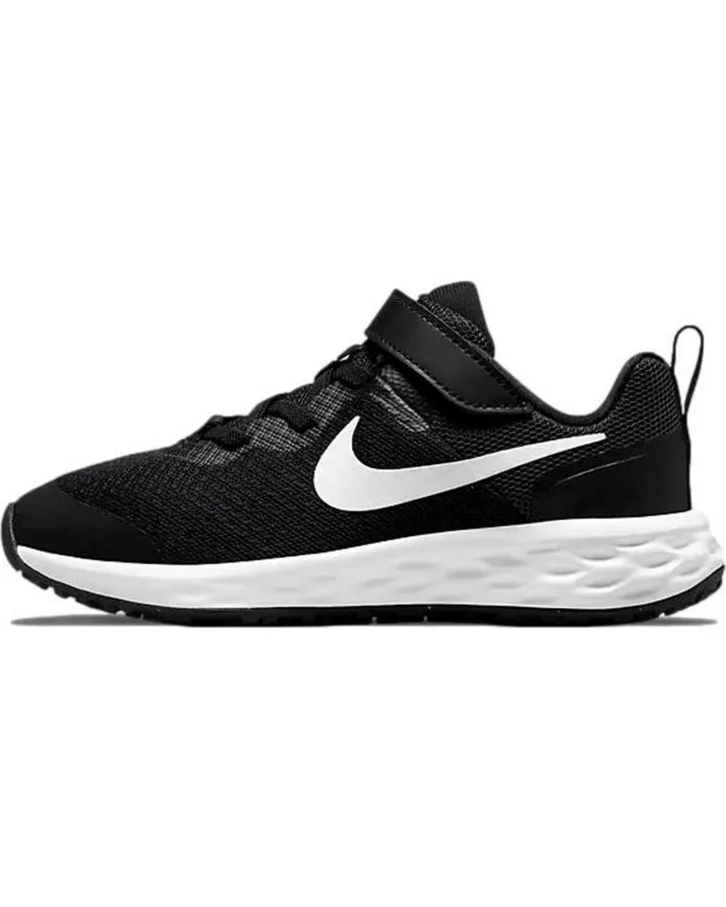 Deportivas de Niña y Niño NIKE ZAPATILLAS NEGRAS REVOLUTIN 6 NN DD1095 NEGRO