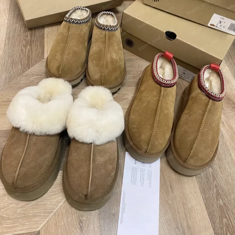 Diseñador Tasman Tazz Slipper Classic Wool Wool Botas de nieve Botas de plataforma cálida Botas de interior Australia zapatillas